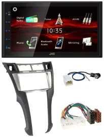 JVC USB Bluetooth MP3 DAB 2DIN Autoradio für Toyota Yaris (2007-2011)