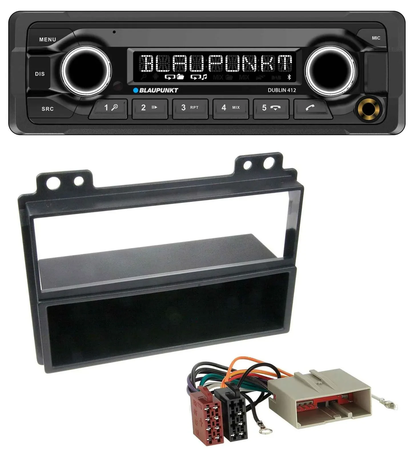 Blaupunkt MP3 Bluetooth USB AUX Autoradio für Ford Fiesta 03-05 Fusion 02-05
