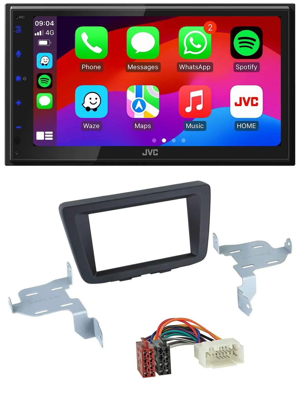 Автомагнитола для Suzuki Baleno (EW) с 2016 JVC 2DIN DAB Bluetooth USB MP3