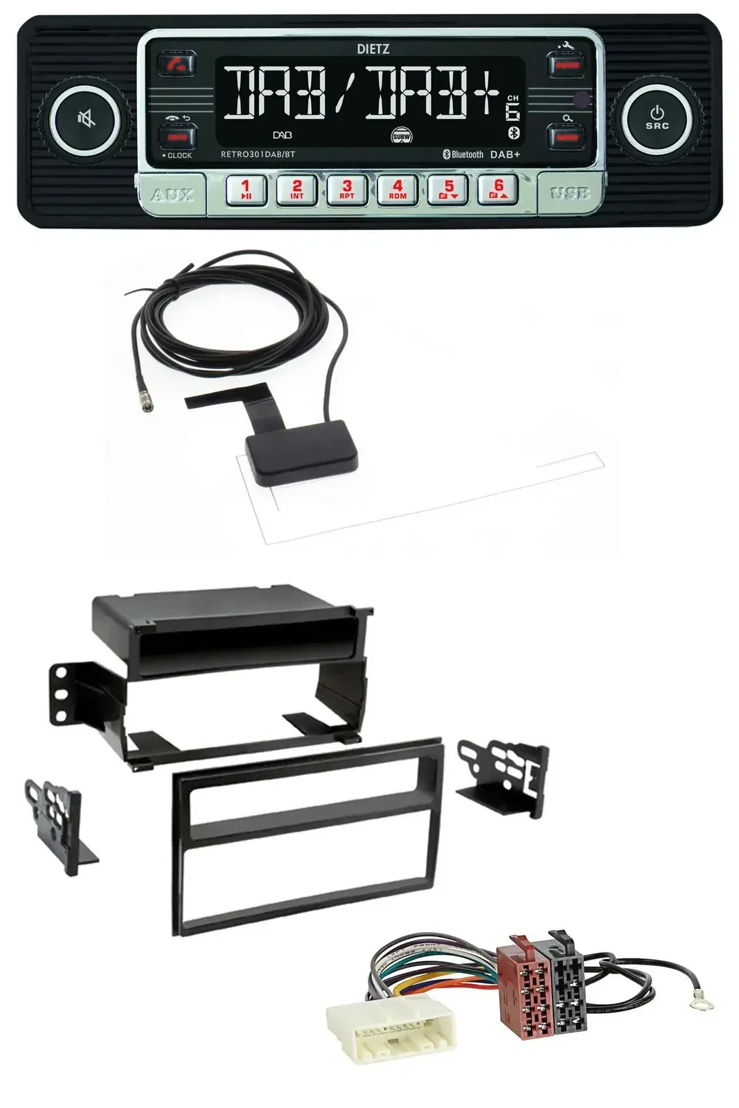 Автомагнитола для Nissan Versa/Tiida (с 2007) Dietz DAB Bluetooth USB MP3