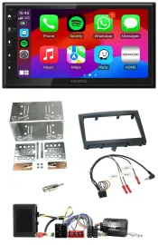 Kenwood Lenkrad USB DAB 2DIN Bluetooth Autoradio für Porsche Boxster 911 Cayman