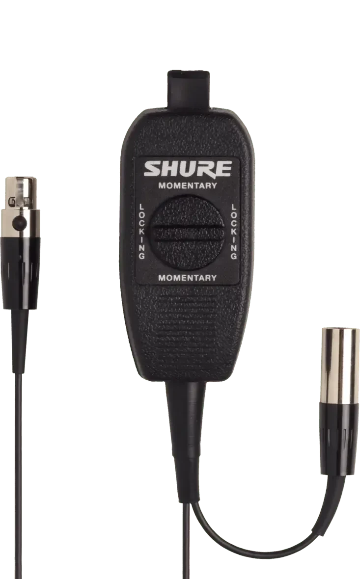 Аудиовыключатель звука SHURE WA360 для бодипаков с разъемом TA4F