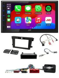 JVC Bluetooth USB Lenkrad 2DIN DAB Autoradio für Mazda CX-7 2008-2010