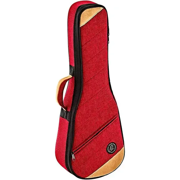 Чехол для укулеле Ortega Ukulele Tenor Reinforced Soft Case Red Black