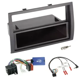 Radioset Lenkradadapter DIN Autoradio für Fiat Ducato 2008-2011 schwarz