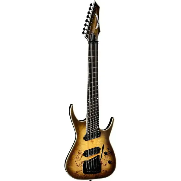 Электрогитара Dean Exile Select 8 MultiScale with Kahler Satin Natural Black Burst