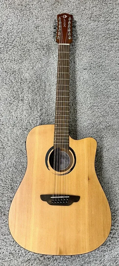 Электроакустическая гитара Luna Guitars WABIDC12 Wabi Sabi Dreadnought Natural