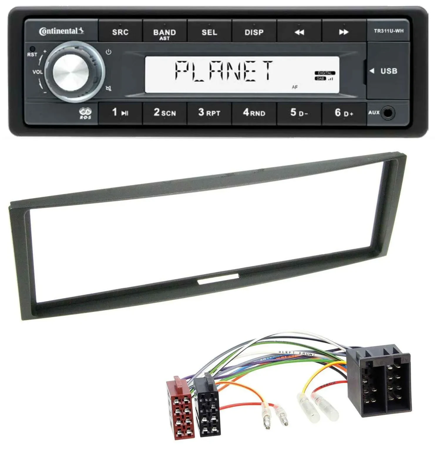Continental USB MP3 AUX 1DIN Autoradio für Renault Megane Megane Scenic Modus Cl