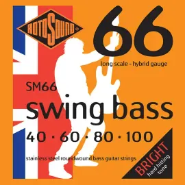 Струны для бас-гитары RotoSound SM66 Swing Bass Hybrid 40-100