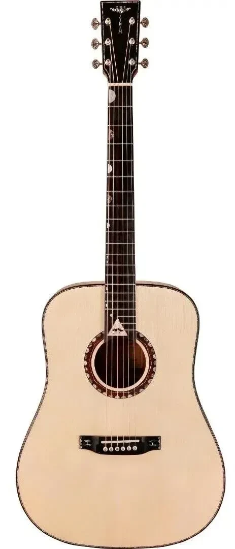 Электроакустическая гитара Tyma Guitars V30E Dreadnought, натуральный, цельномассивная