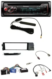 Pioneer USB DAB Lenkrad Bluetooth CD Autoradio für BMW 3er 01-07 E46 schwarz HQ