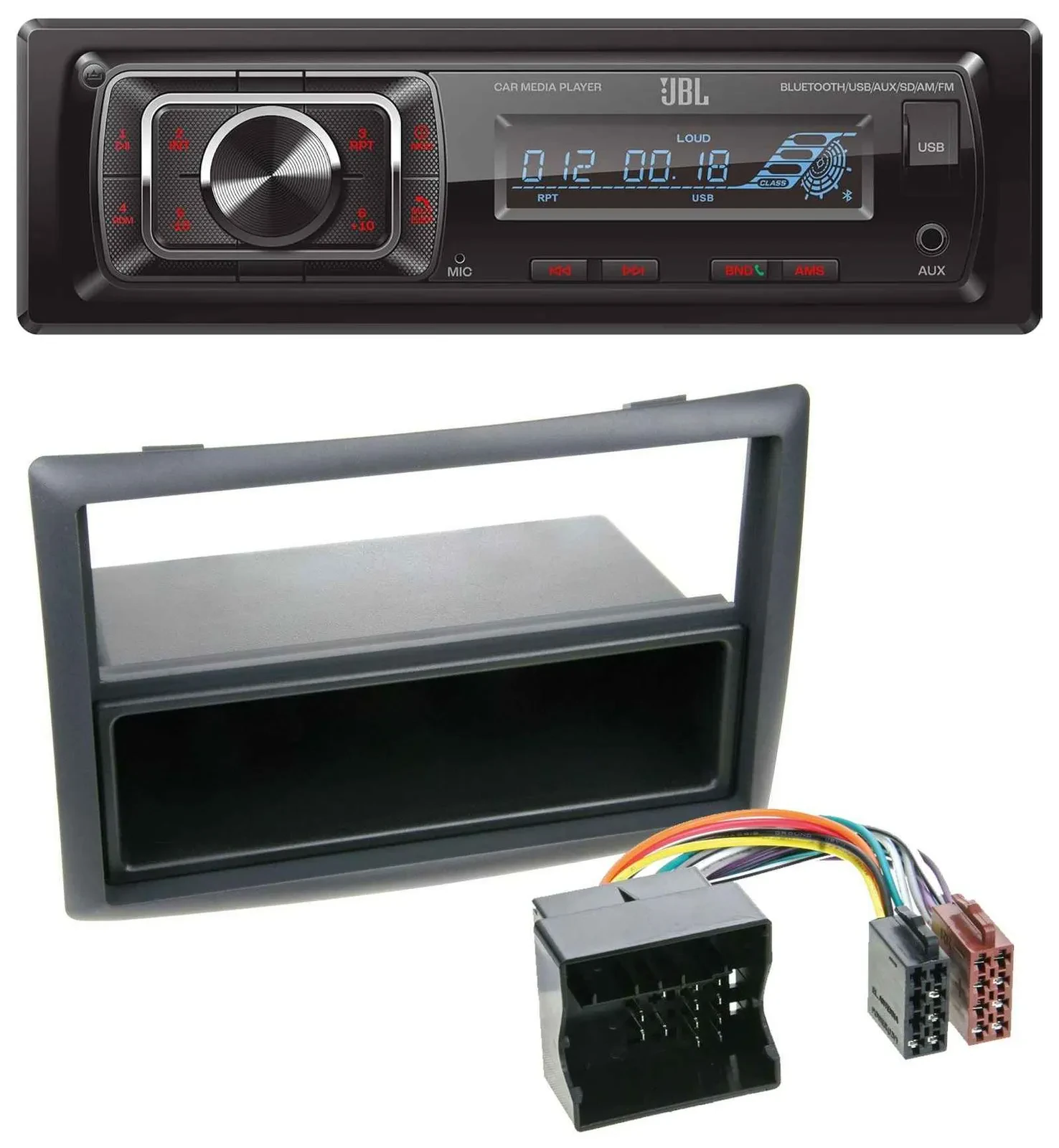 JBL SD AUX MP3 USB Bluetooth Autoradio für Renault Megane (2009-2010)