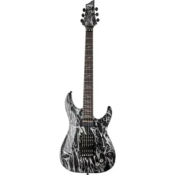 Электрогитара Schecter C-1 Floyd Rose Sustainiac Silver Mountain