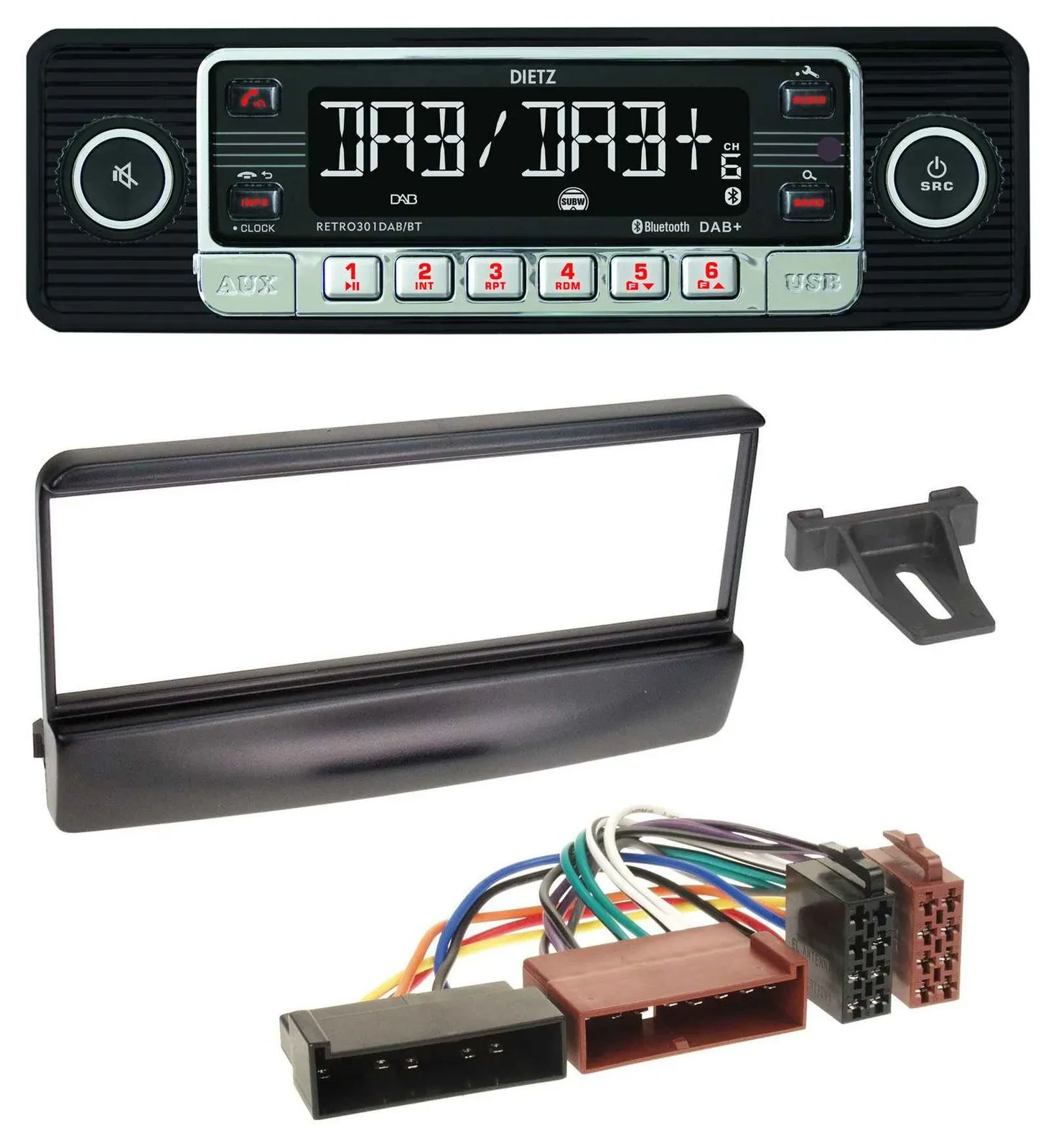 Dietz USB DAB MP3 Bluetooth Autoradio für Ford Cougar Escort Fiesta Focus 95-04