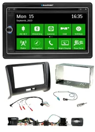 Автомагнитола для Audi TT (2006–2014) Blaupunkt 2DIN, Bluetooth, DAB, USB, навигация TMC, поддержка кнопок на руле