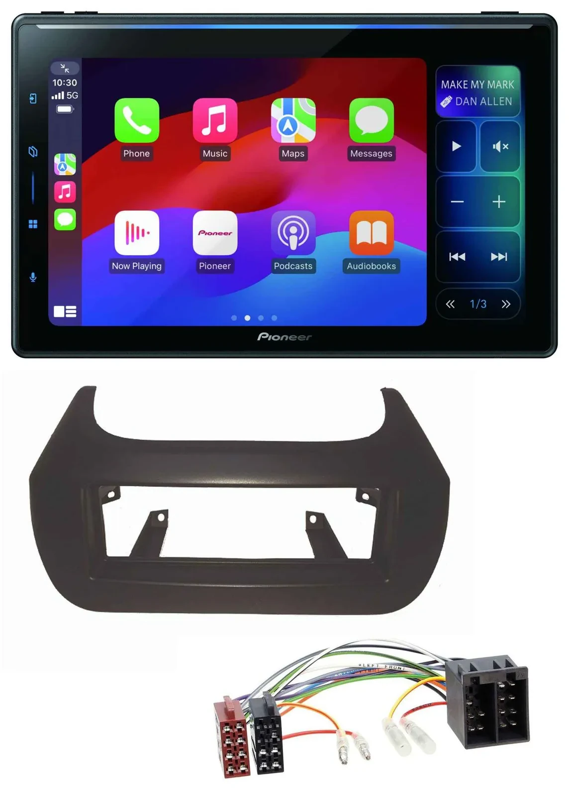 Pioneer Bluetooth DAB MP3 USB Autoradio für Citroen Nemo Fiat Fiorino Qubo Peuge