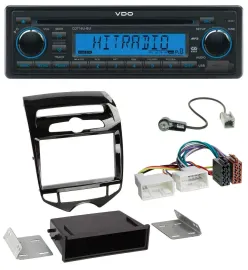 VDO AUX MP3 1DIN CD USB Autoradio für Hyundai ix20 ab 10 autom. Klima