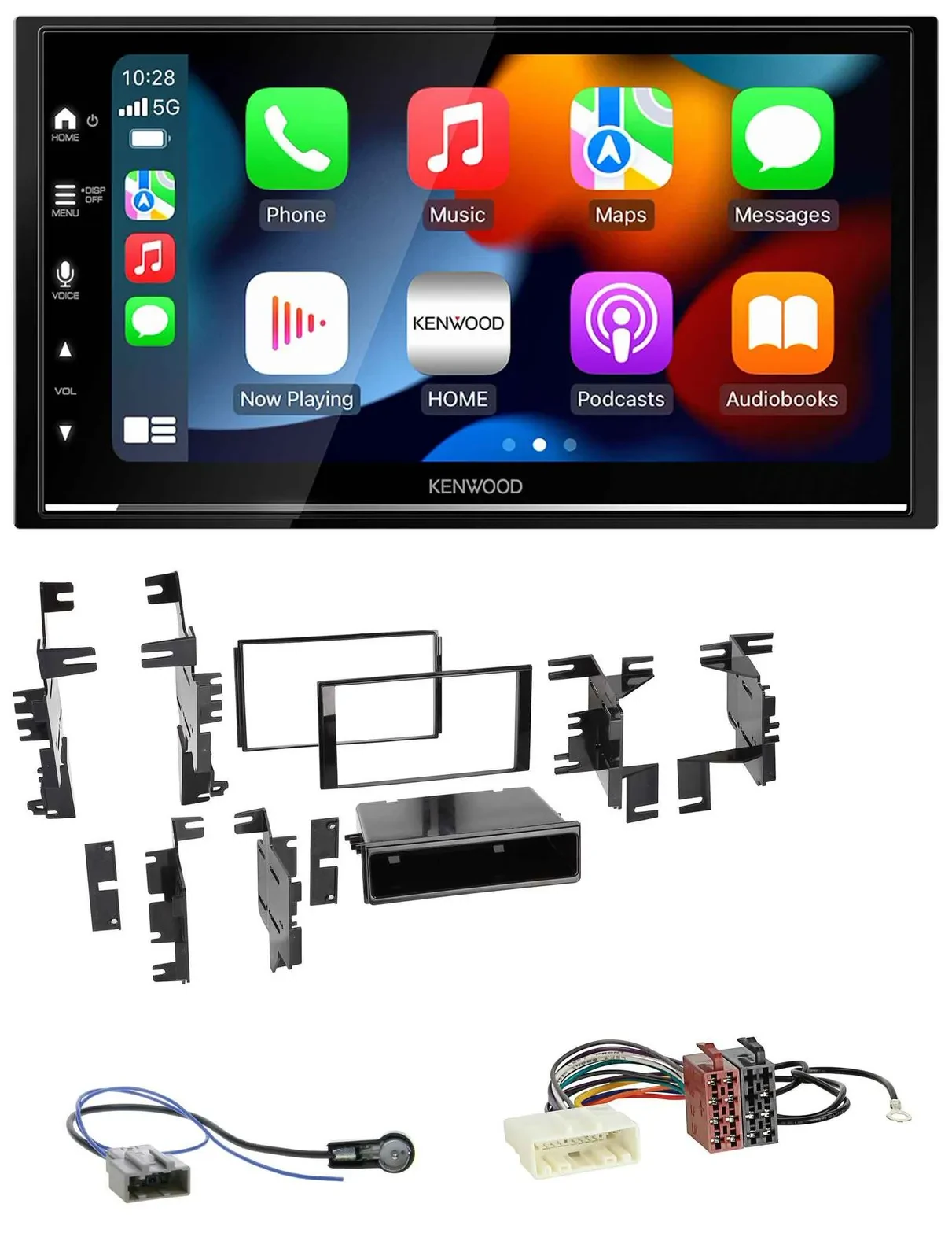 Kenwood DAB USB Bluetooth 2DIN MP3 Autoradio für Nissan Versa Tiida C11 2007-201