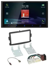 JVC USB Bluetooth 2DIN DAB MP3 Autoradio für Dacia Sandero Opel Vivaro Renault T