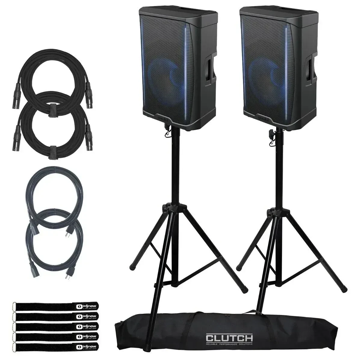 Активная акустическая система Gemini GD-L215PRO с Bluetooth и LED (набор, пара)