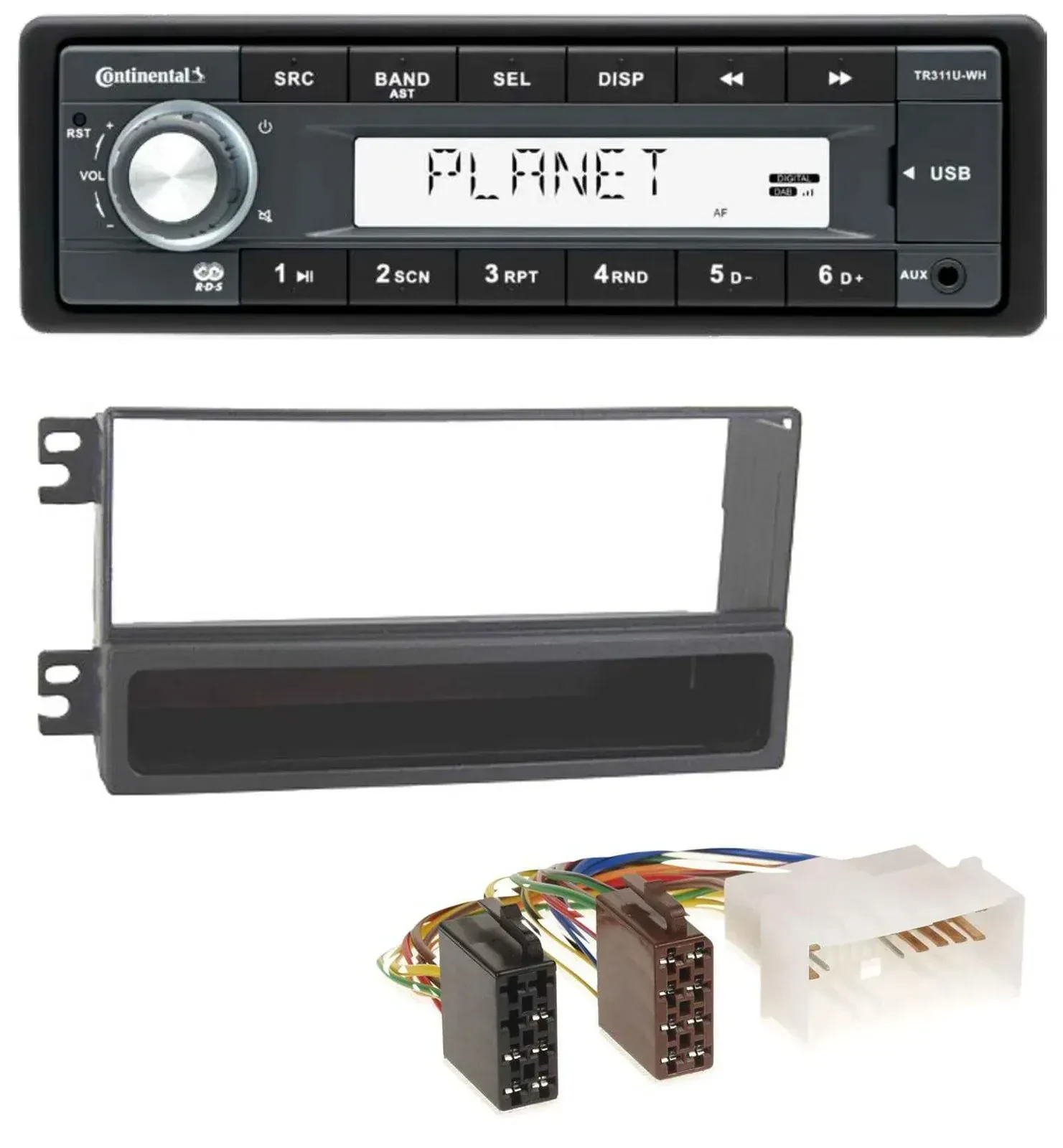 Continental USB MP3 AUX 1DIN Autoradio für Kia Magentis (ab 2006)