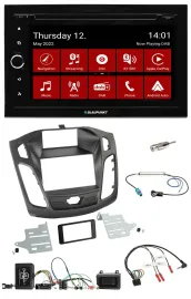 Blaupunkt 2DIN Lenkrad Bluetooth USB TMC DAB Navigation für Ford Focus 2011-2014