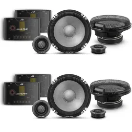 Alpine R2-S652 200W 6.5" Component Car Speakers (2 Pairs)
