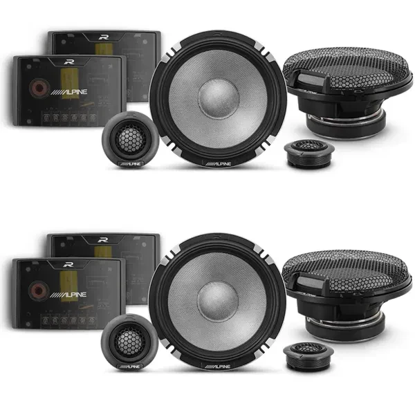 Alpine R2-S652 200W 6.5" Component Car Speakers (2 Pairs)