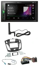 Pioneer MP3 DAB AUX 2DIN Bluetooth Autoradio für Ford Focus (2011-2014)