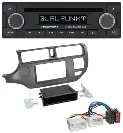 Blaupunkt MP3 Bluetooth DAB CD USB Autoradio für Kia Rio UB 2011-2014 anthrazit