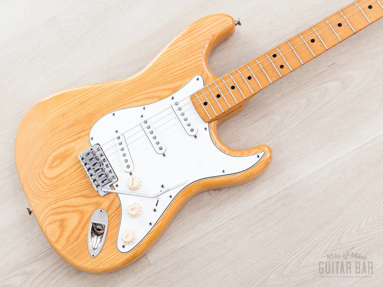 1993 Fender Stratocaster ‘72 Vintage Reissue ST72-58 Natural Ash, Japan MIJ