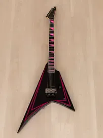 Электрогитара Edwards by ESP E-AL-166 Pink Sawtooth Alexi Laiho Signature H Black w/gigbag Japan 2012