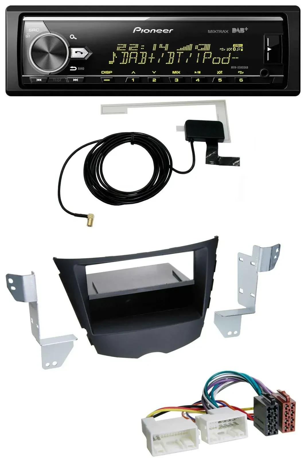 Автомагнитола для Hyundai Veloster (с 2011) Pioneer Bluetooth, DAB, USB, MP3