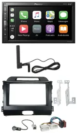 Pioneer USB 2DIN Bluetooth DAB MP3 Autoradio für Kia Sportage 3 10-15 SL schwarz