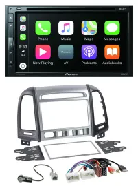 Pioneer DVD 2DIN MP3 DAB Bluetooth USB Autoradio für Hyundai Santa Fe AUX USB 4