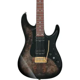 Ibanez AZ41P1PB Premium Electric Guitar, Rosewood Fingerboard, Trans Gray Burst