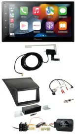 Автомагнитола для Mitsubishi L200 2010–2015 Pioneer 2DIN USB, Bluetooth, DAB, поддержка управления на руле