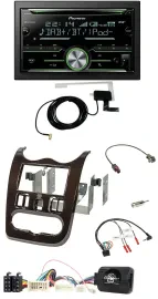 Pioneer CD USB Lenkrad Bluetooth 2DIN DAB Autoradio für Dacia ab 12 dunkelbraun