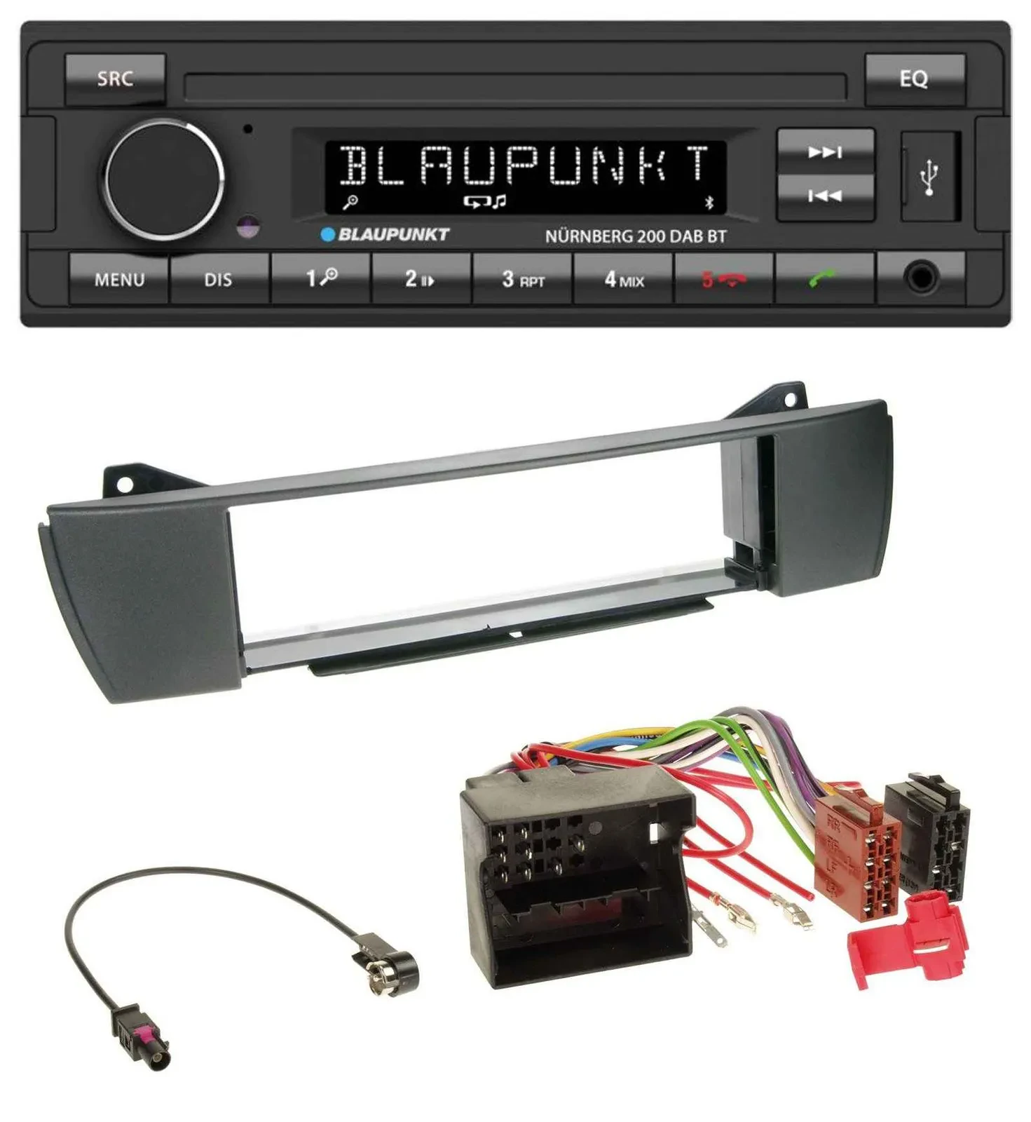 Blaupunkt USB DAB MP3 Bluetooth Autoradio für BMW Z4 E85 (2003-2008)