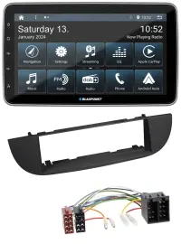 Blaupunkt USB DAB SD MP3 Bluetooth Autoradio für Fiat 500 (ab 2007) - schwarz