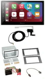 Pioneer USB Bluetooth DAB MP3 2DIN Autoradio für Ford C-Max Galaxy S-Max 03-07 a