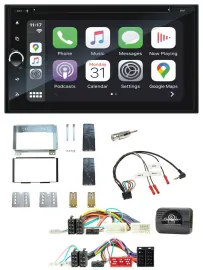 Автомагнитола Blaupunkt 2DIN Bluetooth DAB USB DVD для KIA Carnival II VQ 20