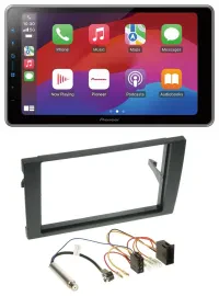Pioneer MP3 USB DAB Bluetooth 2DIN Autoradio für Audi A4 B6 B7 2001-2008 ISO