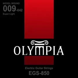 Струны для электрогитары Olympia EGS-850 Nickel Wound 9-42