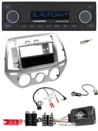 Blaupunkt DAB USB Bluetooth Lenkrad Autoradio für Hyundai i20 2012-2014 silber m