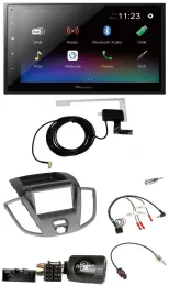 Pioneer DAB Lenkrad Bluetooth 2DIN USB Autoradio für Ford Transit V363 2014-2018