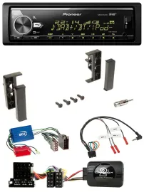 Pioneer Bluetooth USB DAB Lenkrad Autoradio für Audi A3 A4 A6 99-00 Aktivsystem