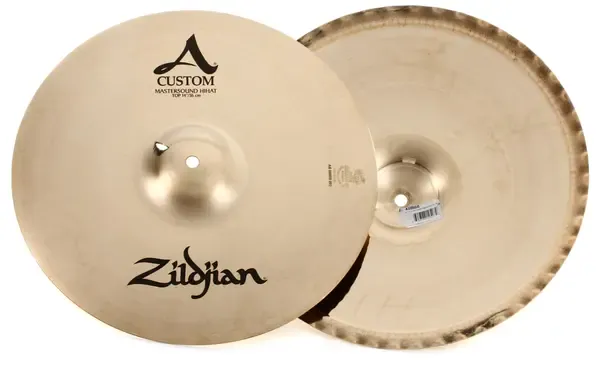 Тарелка барабанная Zildjian 14" A Custom Mastersound Hi-Hat (пара)