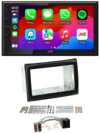 JVC Bluetooth USB MP3 2DIN DAB Autoradio für Renault Megane 2002-2008