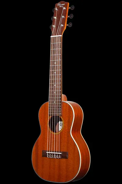 Ohana Model TKGL-20 Solid Top Mahogany 6-String Guitar Ukulele, Tenor with Bag